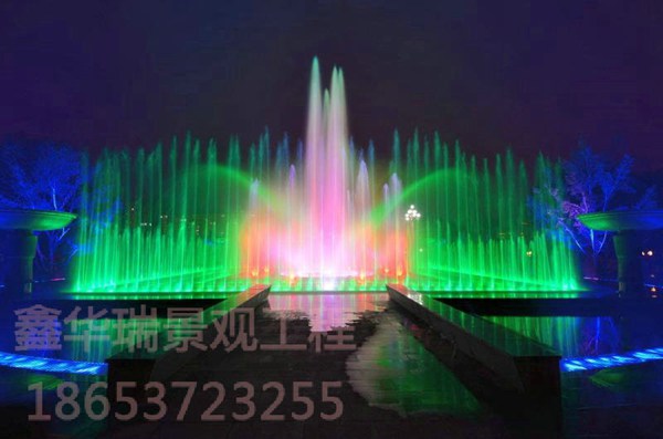 山西昔阳市政广场音乐喷泉工程